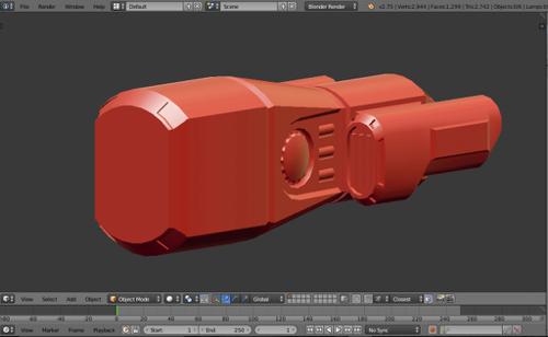 Spaceship High Poly preview image